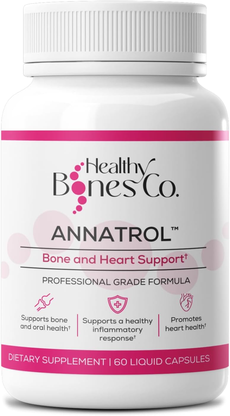 Annatrol Bone Support Capsules with Vitamin E for Women - Promotes Bone Strength, Heart Health, and Cellular Energy