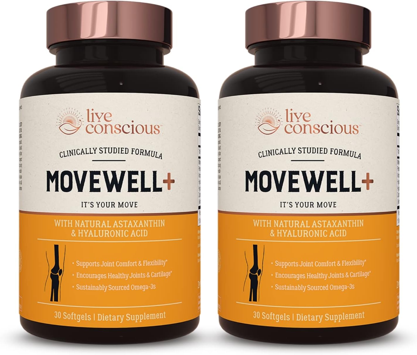 Antarctic Krill Oil Joint Health Supplement with Astaxanthin and Hyaluronic Acid - Enhances Mobility and Outperforms Glucosamine (2 Pack)