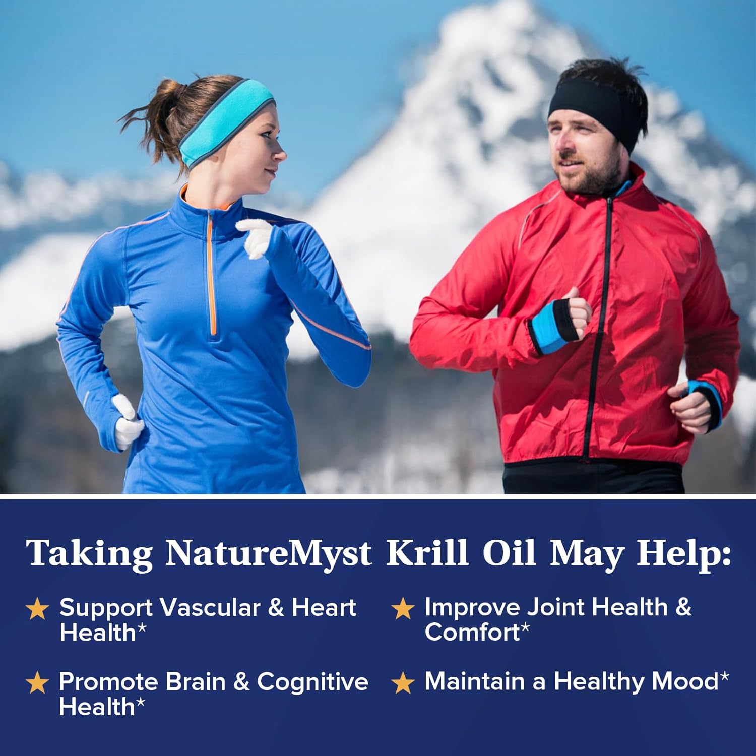 Antarctic Krill Oil Softgels 500mg - Omega-3s, EPA, DHA, Astaxanthin, Phospholipids - Joint & Heart Health - 240 Softgels - Non-GMO - Gluten-Free - USA Made