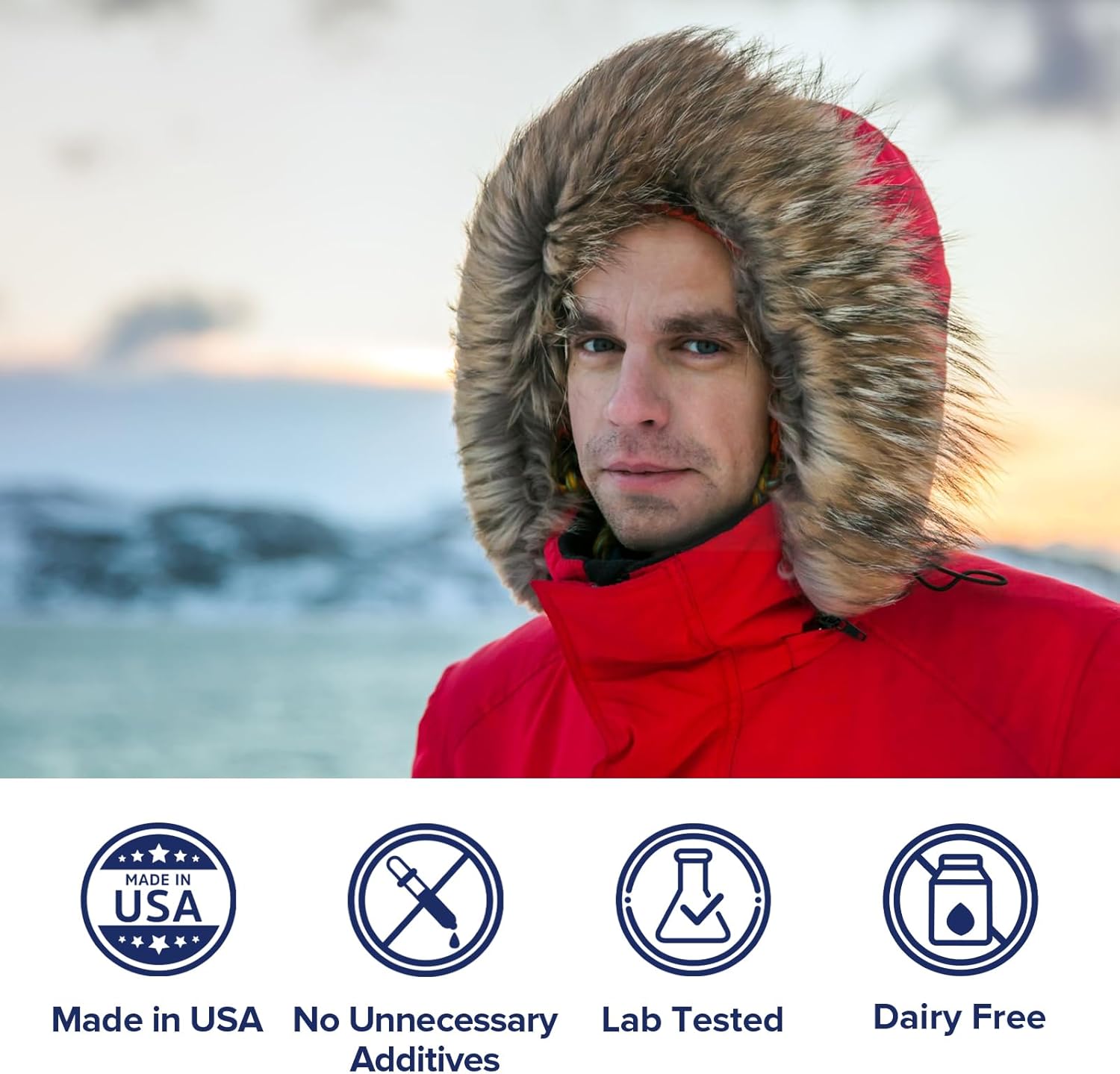 Antarctic Krill Oil Softgels 500mg - Omega-3s, EPA, DHA, Astaxanthin, Phospholipids - Joint & Heart Health - 240 Softgels - Non-GMO - Gluten-Free - USA Made