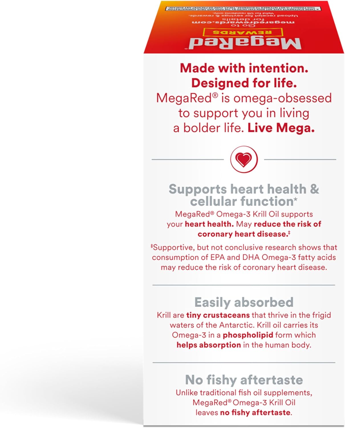 Antarctic Krill Oil Softgels 750mg with Omega 3 EPA & DHA, Astaxanthin Antioxidant, Heart Health Supplement - No Fish Aftertaste - 80ct