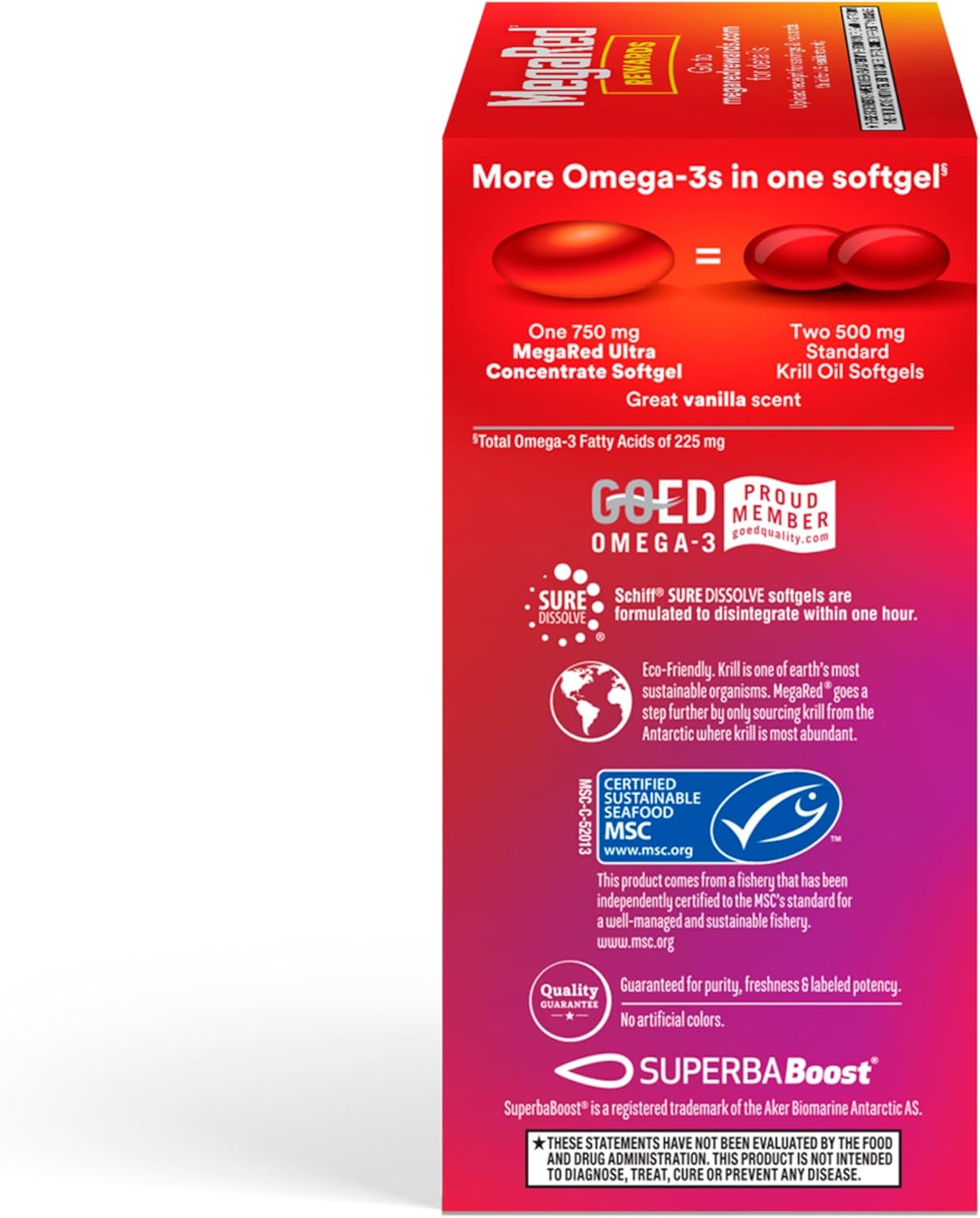 Antarctic Krill Oil Softgels 750mg with Omega 3 EPA & DHA, Astaxanthin Antioxidant, Heart Health Supplement - No Fish Aftertaste - 80ct