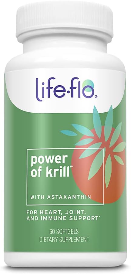 Antarctic Krill Oil with Omega-3s and Astaxanthin for Immune, Heart, and Joint Health - 60ct, 30 Servings