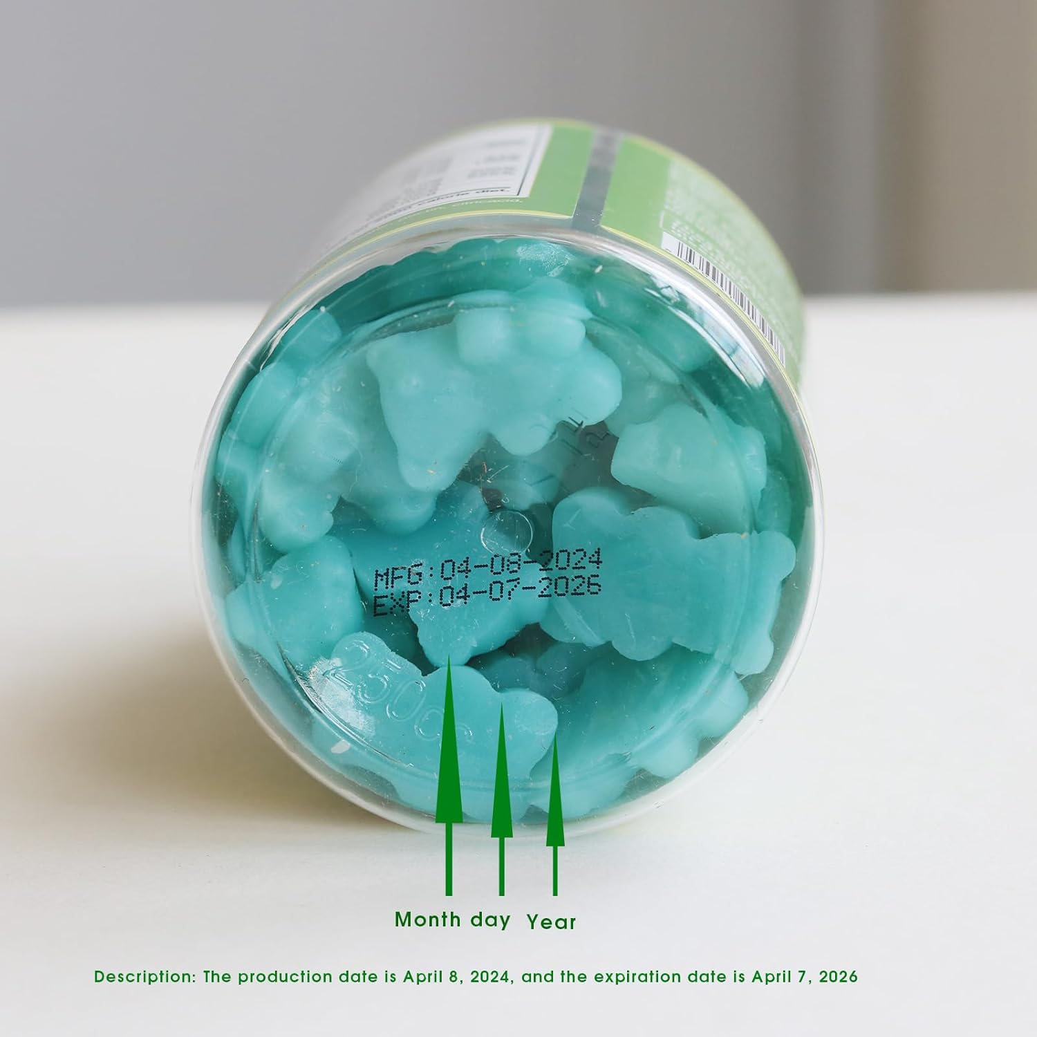 Anti-Aging Lemon Gummies - Supports Skin Rejuvenation, Wrinkle Reduction, and Firmness - 60 Count