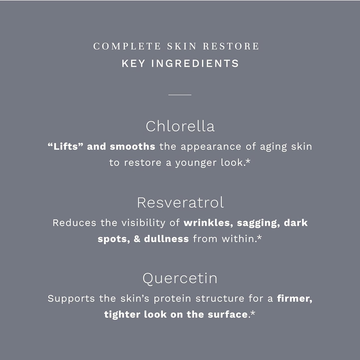 Anti-Aging Skin Care Supplement - Supports Collagen & Elastin - City Beauty Complete Skin Restore - Solution for Wrinkles & Sagging on Face & Body - Dietary Supplement