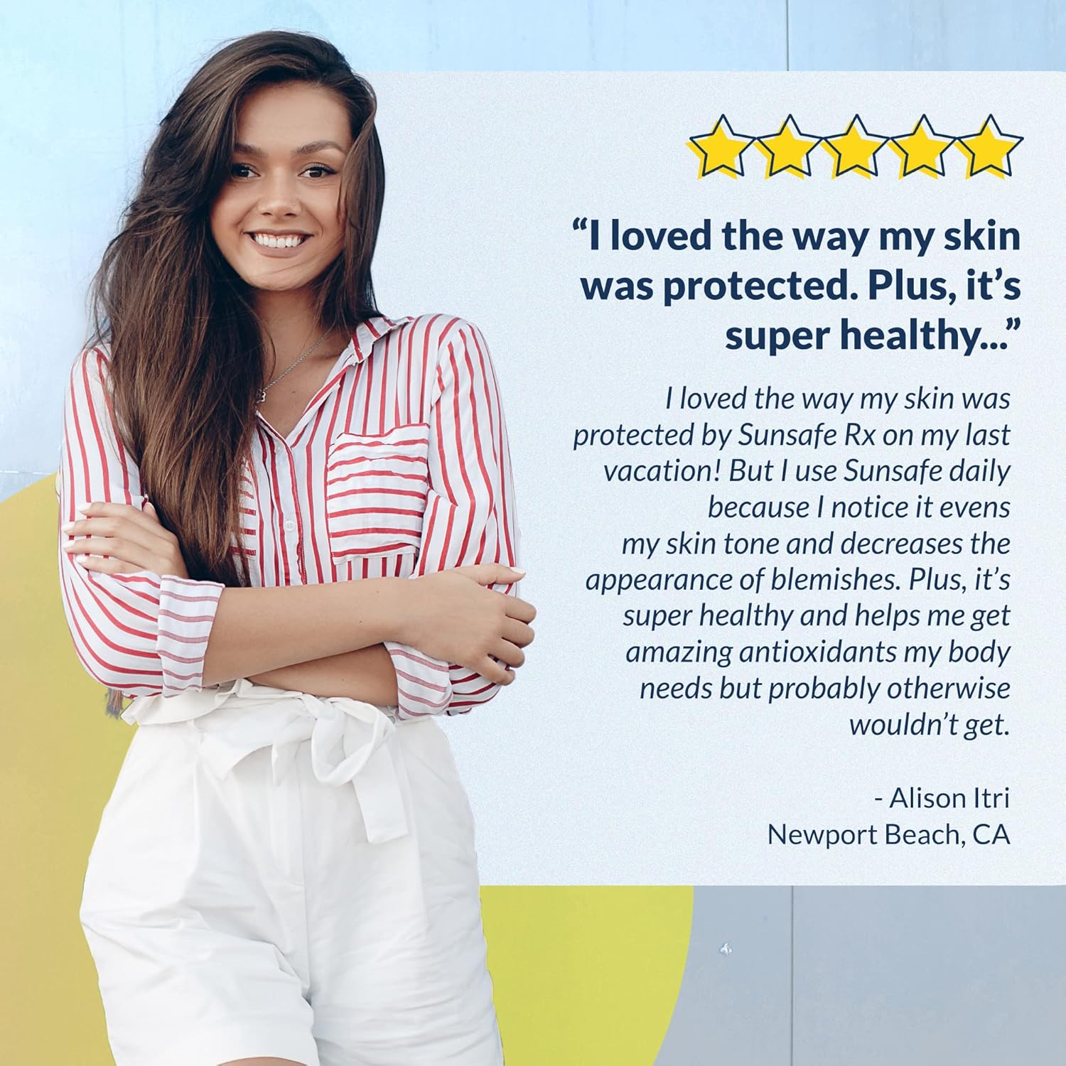 Anti Aging Skin Protection Pills with Antioxidants for Youthful Appearance & Eye Health - Sunsafe Rx Supplement with Vitamins & Minerals