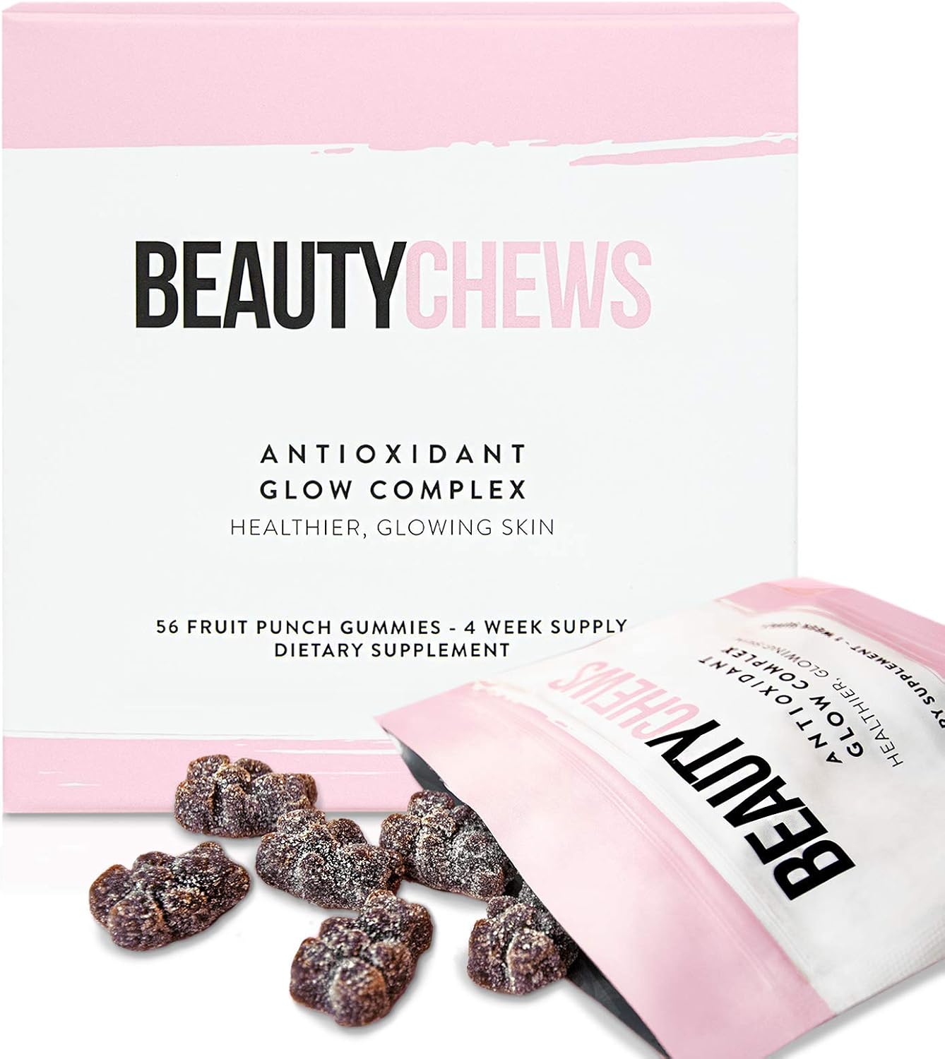 Antioxidant Gummy Bears with Astaxanthin and Vitamin E for Collagen Boosting and Immune Support - Skin and Hair Vitamins for Anti-Aging and Glow