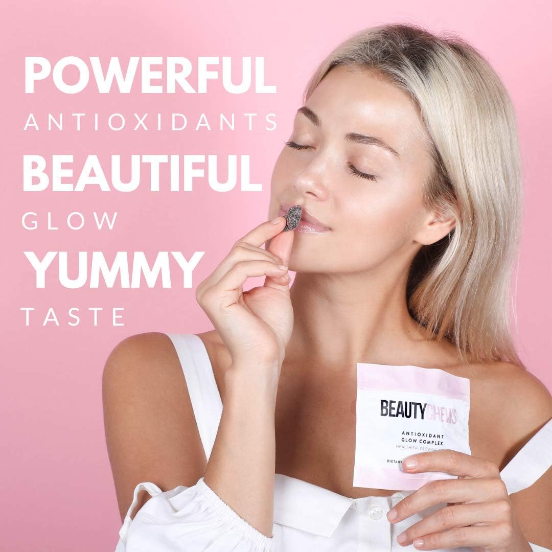 Antioxidant Gummy Bears with Astaxanthin and Vitamin E for Collagen Boosting and Immune Support - Skin and Hair Vitamins for Anti-Aging and Glow