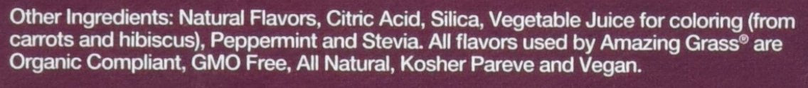 Antioxidant-Rich Super Greens Powder with Spirulina, Elderberry, Probiotics - Sweet Berry Flavor, 15 Servings