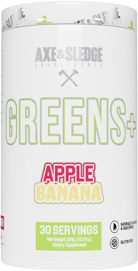 Antioxidant-Rich Superfood Powder with Probiotics and Digestive Enzymes, Apple Banana Flavor, 30 Servings