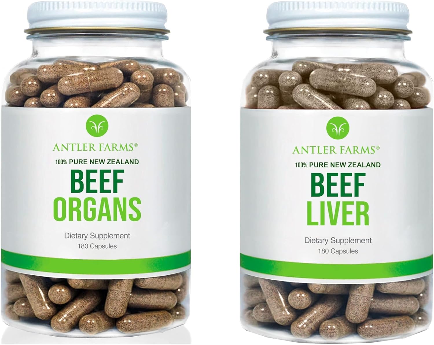 Antler Farms - Premium New Zealand Beef Organs & Liver Bundle - Cold Processed, 100% Pure & Clean, rBGH Free