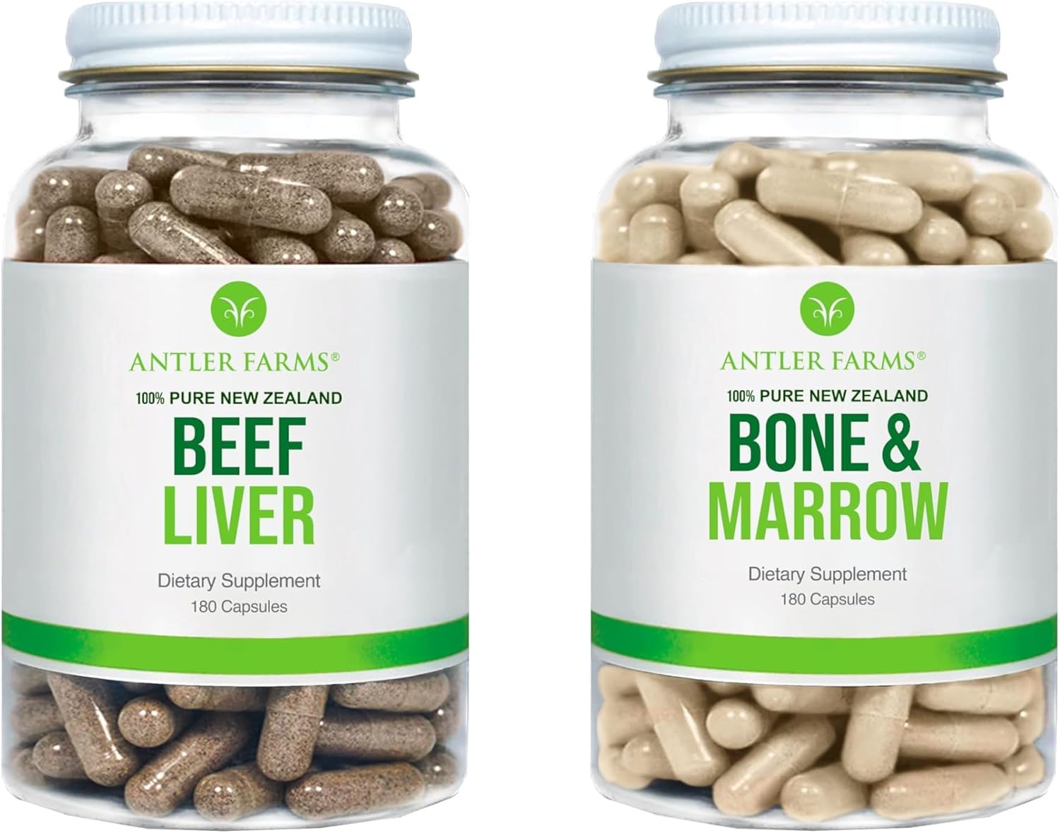 Antler Farms New Zealand Beef Liver and Bone Marrow Bundle - Cold Processed Supplement