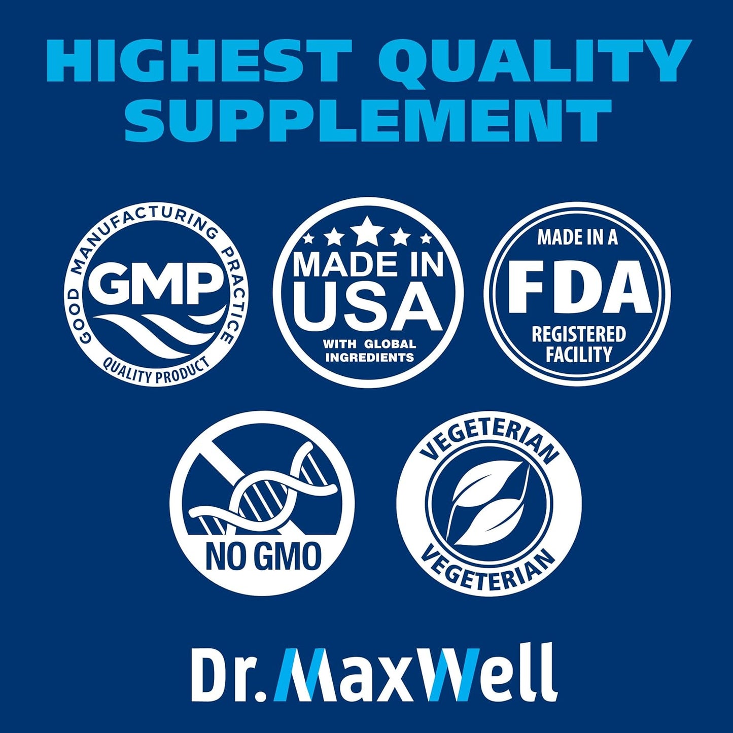 Anxiety Relief Supplement with Kava Kava, Ashwagandha, L-Theanine, & More - 60 Capsules for Stress & Mood Support by Dr. Maxwell