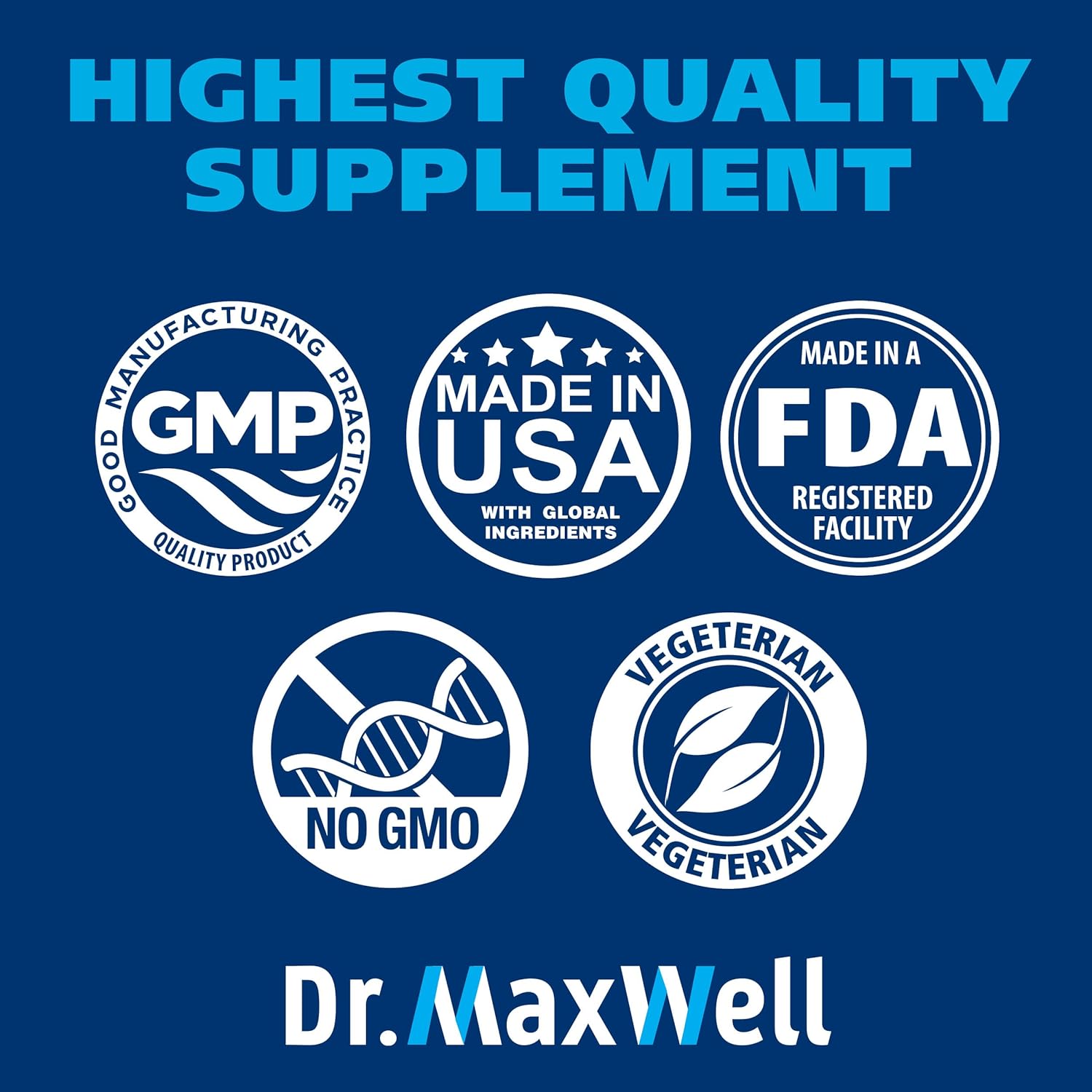 Anxiety Relief Supplement with Kava Kava, Ashwagandha, L-Theanine, & More - 60 Capsules for Stress & Mood Support by Dr. Maxwell