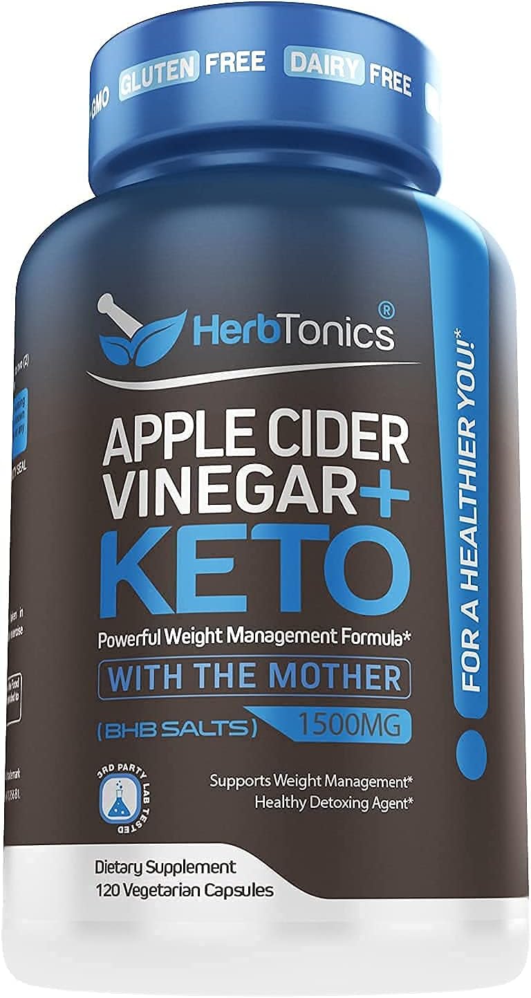 Apple Cider Vinegar Plus Keto BhB Salts with OxyDigest Bundle by Herbtonics