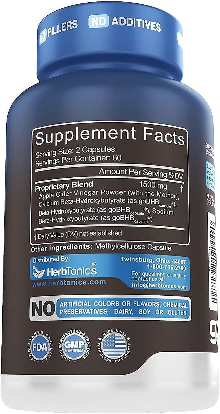 Apple Cider Vinegar Plus Keto BhB Salts with OxyDigest Bundle by Herbtonics