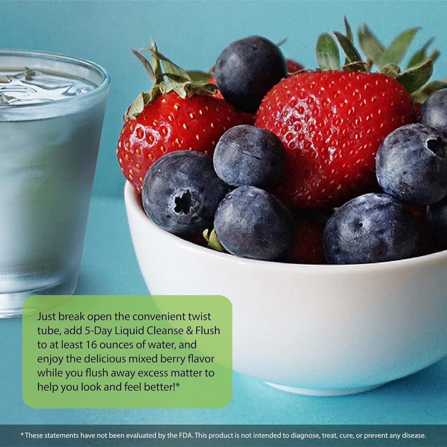 Applied Nutrition 5-Day Liquid Cleanse & Flush - 10 Twist Tubes, 3.3 fl oz Each (Pack of 2)