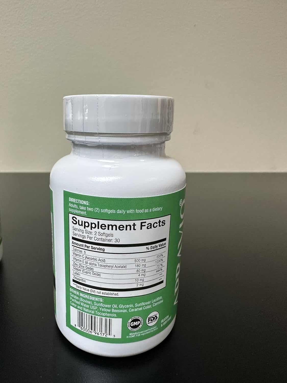 APRAVIO Vision Health Advanced Eye Supplement with AREDS2 Eye Vitamins for Eye Health and Protection - 60 Count