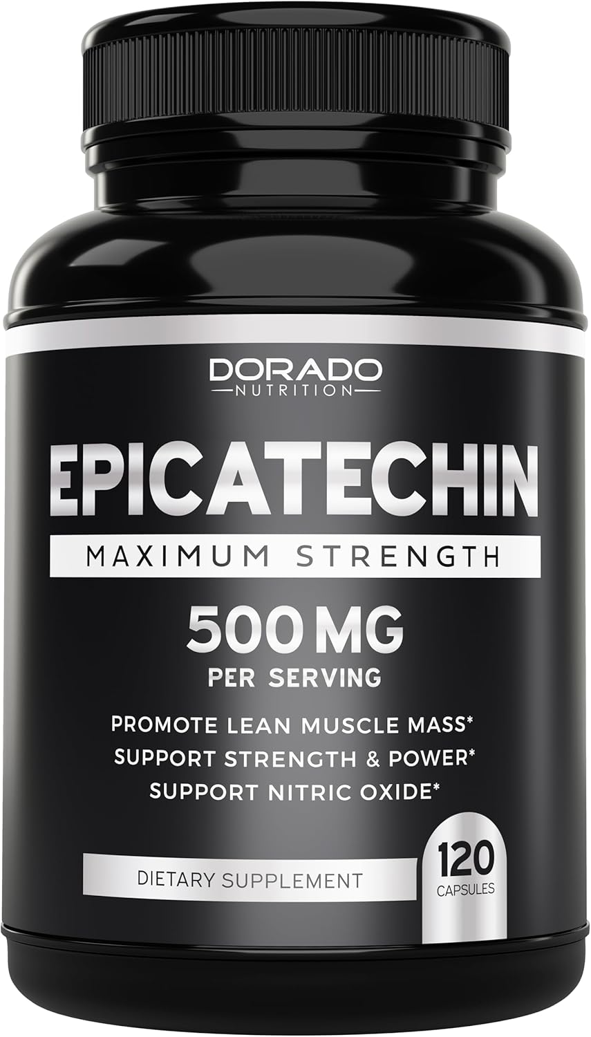 Arachidonic Acid and Epicatechin Supplements Bundle - Boost Muscle Growth and Recovery with 1500mg and 500mg Capsules, 120 Total