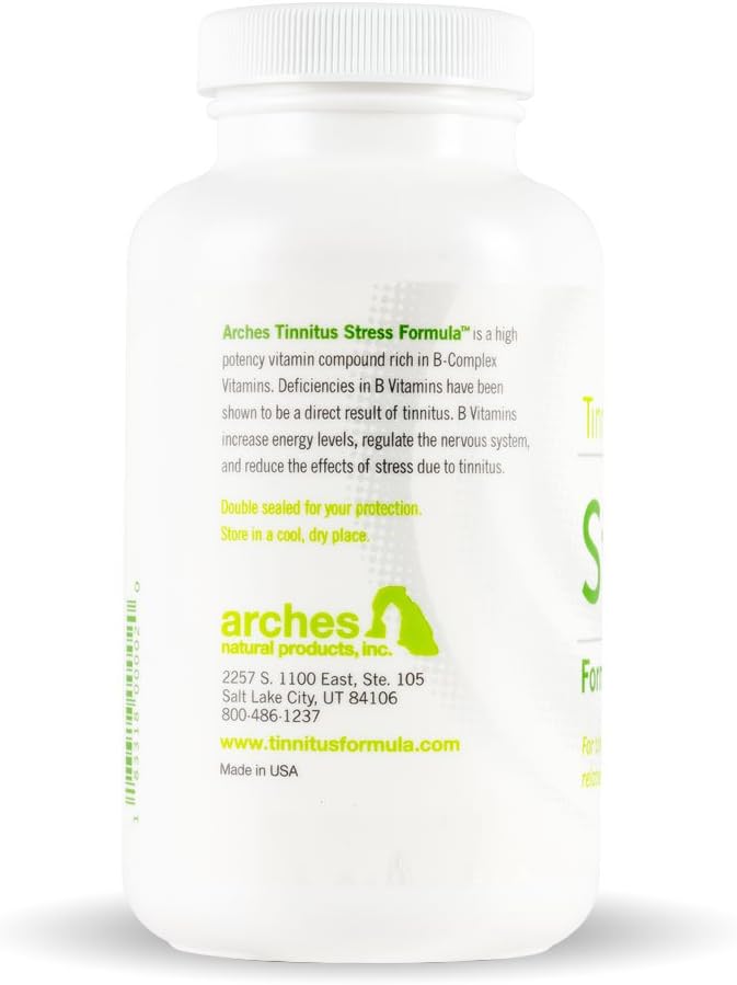 Arches Tinnitus Combo Pack with Ginkgo Max 26/7 - Natural Relief for Ringing Ears - 6 Bottles, 90 Day Supply