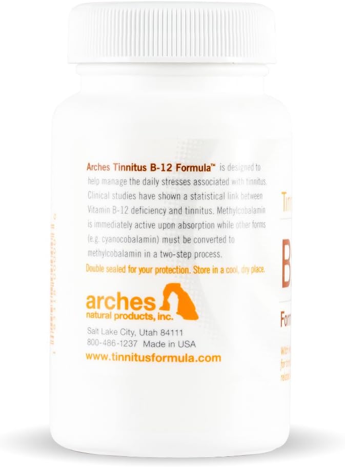 Arches Tinnitus Combo Pack with Ginkgo Max 26/7 - Natural Relief for Ringing Ears - 6 Bottles, 90 Day Supply