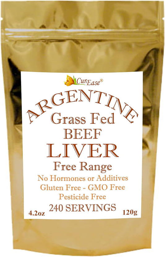 Argentine Grass Fed Beef Liver Powder - Undefatted - 4.2oz - 240 Servings