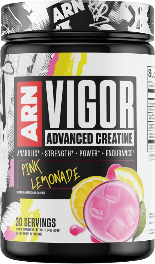 Arms Race Nutrition ARN Vigor Advanced Creatine Formula Pink Lemonade - 30 Servings