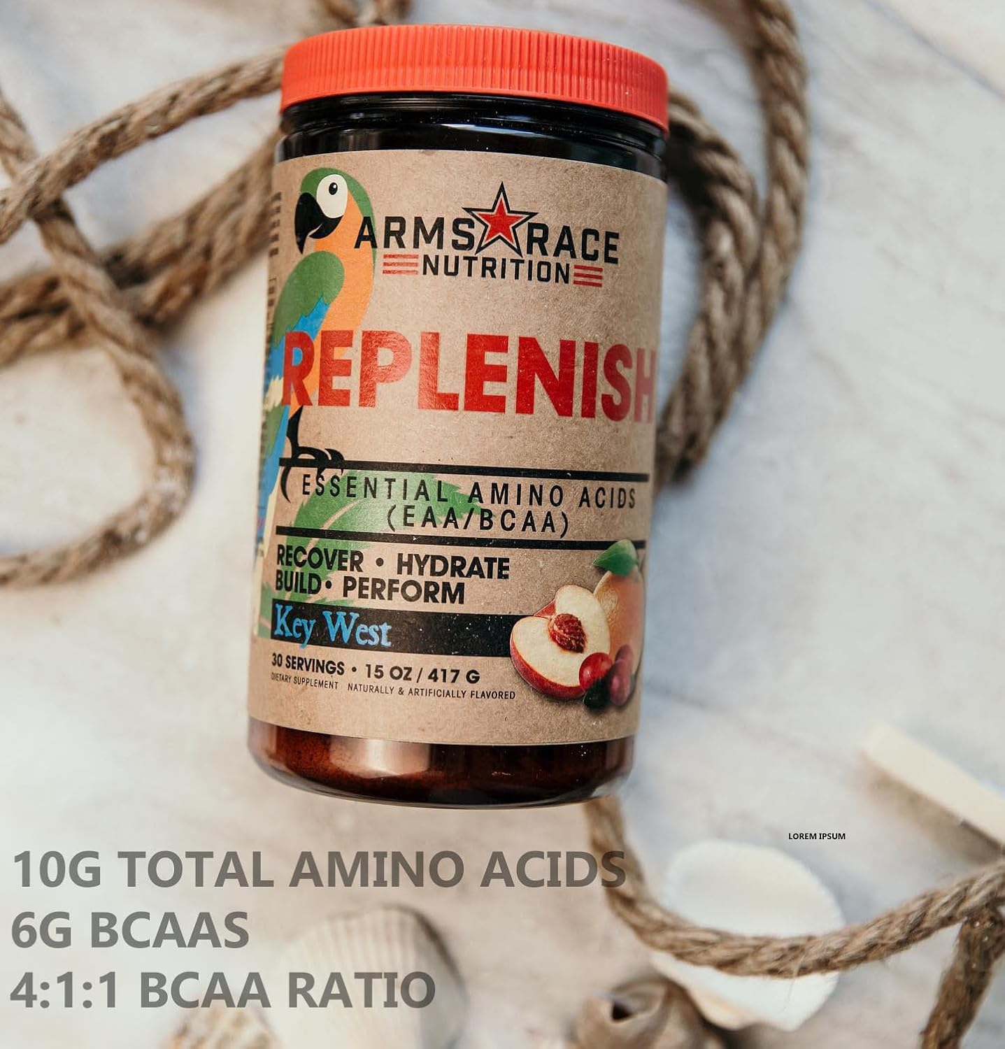Arms Race Nutrition EAA/BCAA Replenish Supplement - Tart Candy Strings (30 Servings)