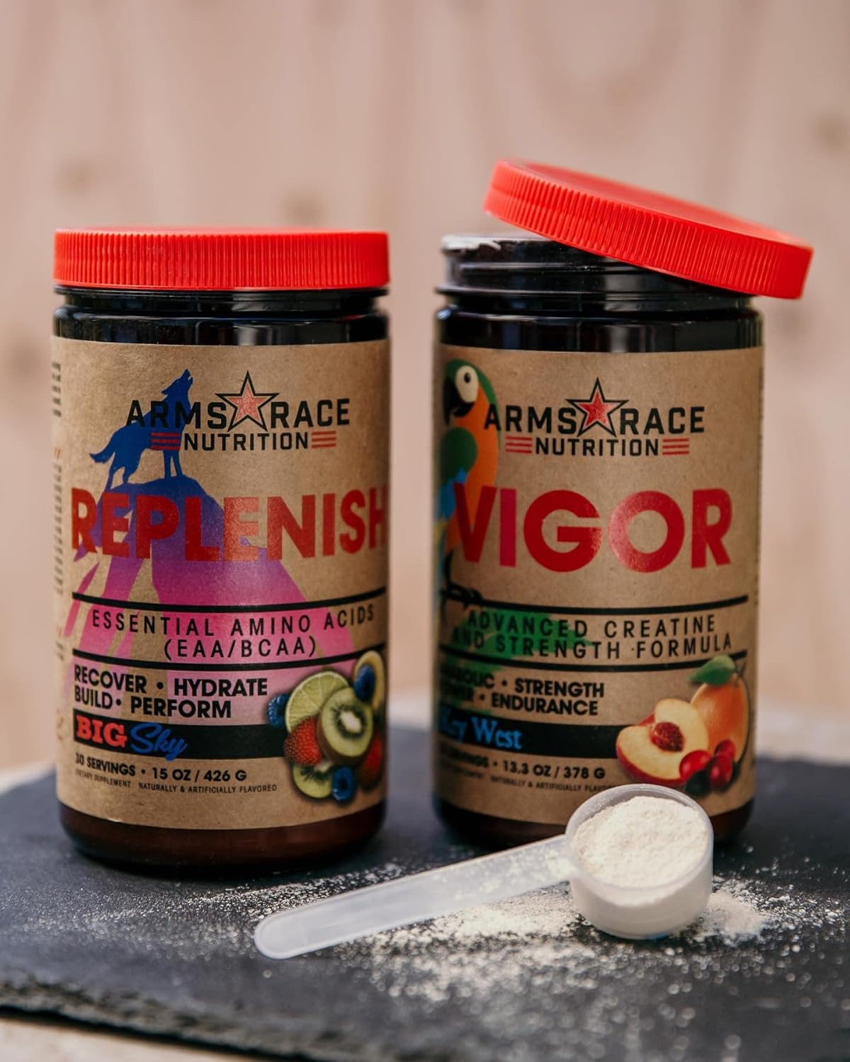 Arms Race Nutrition Replenish Essential Amino Acids (EAA/BCAA) - 30 Servings for Muscle Recovery and Growth