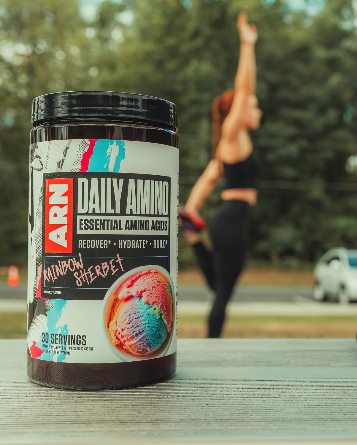 ARN Daily Amino Essential Amino Acids - Rainbow Sherbet Flavor, 30 Servings