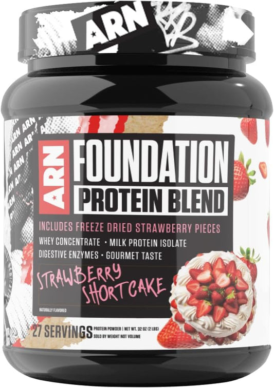 ARN Foundation Protein Blend - 2lb Strawberry Shortcake by Arms Race Nutrition