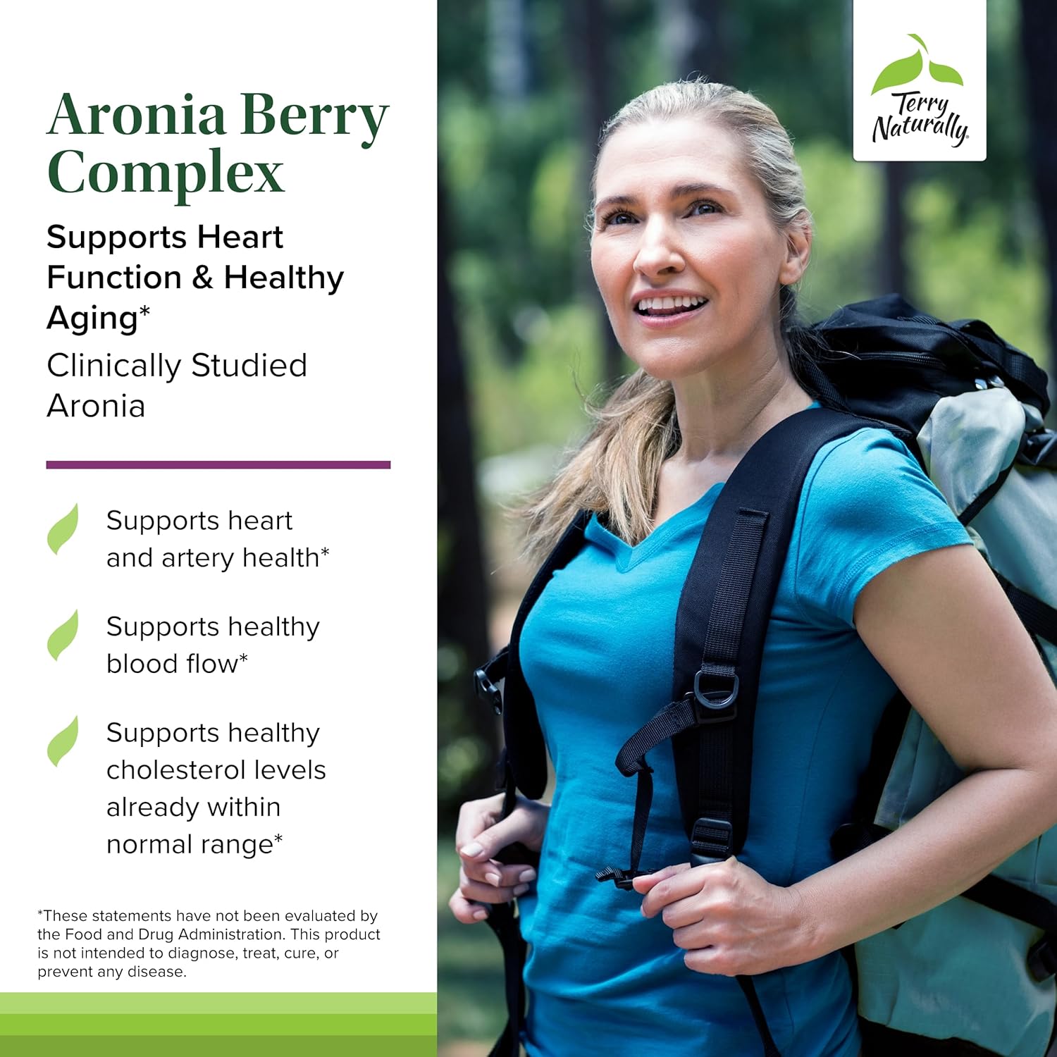 Aronia Berry Complex with Grape Seed Extract - Antioxidant Heart Support Supplement - 60 Capsules