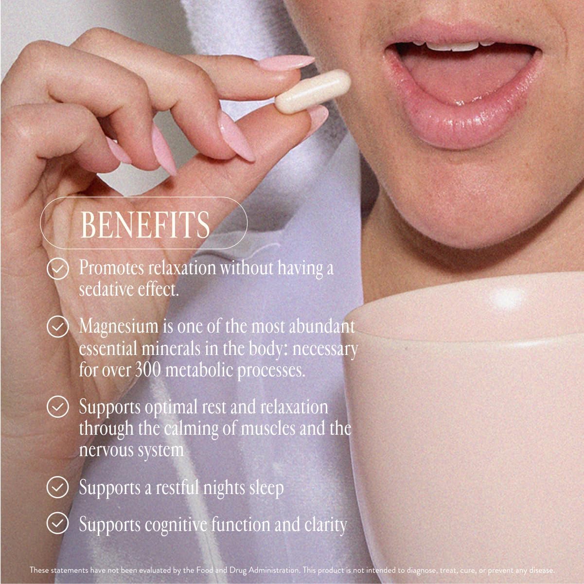 Arrae Magnesium Supplement 250mg Capsules for Mood, Sleep, Nerves, and Muscles