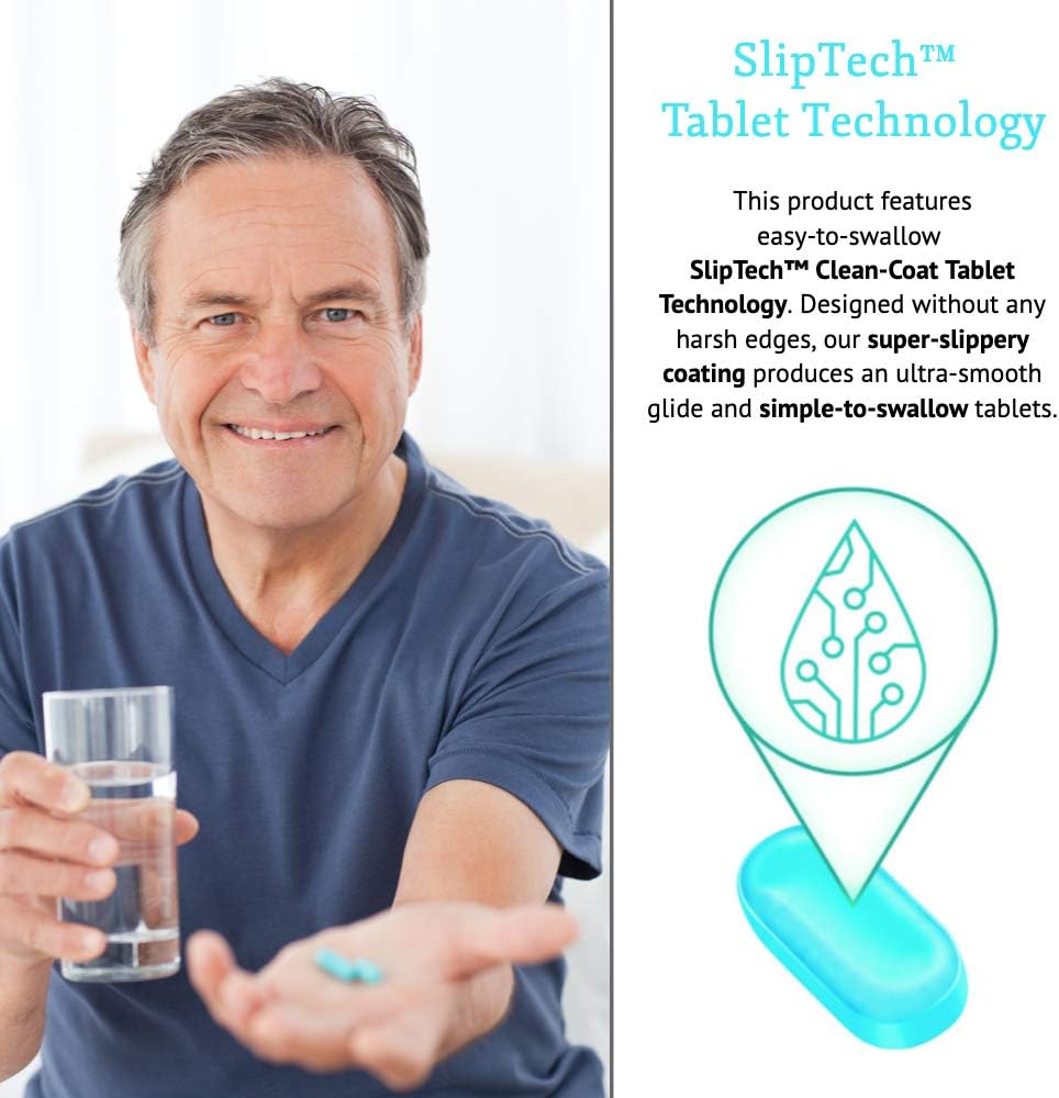 Artery Health Supplement with Vitamin K2, Nitric Oxide Booster, Vitamin D3 & Blueberries - 30 Count