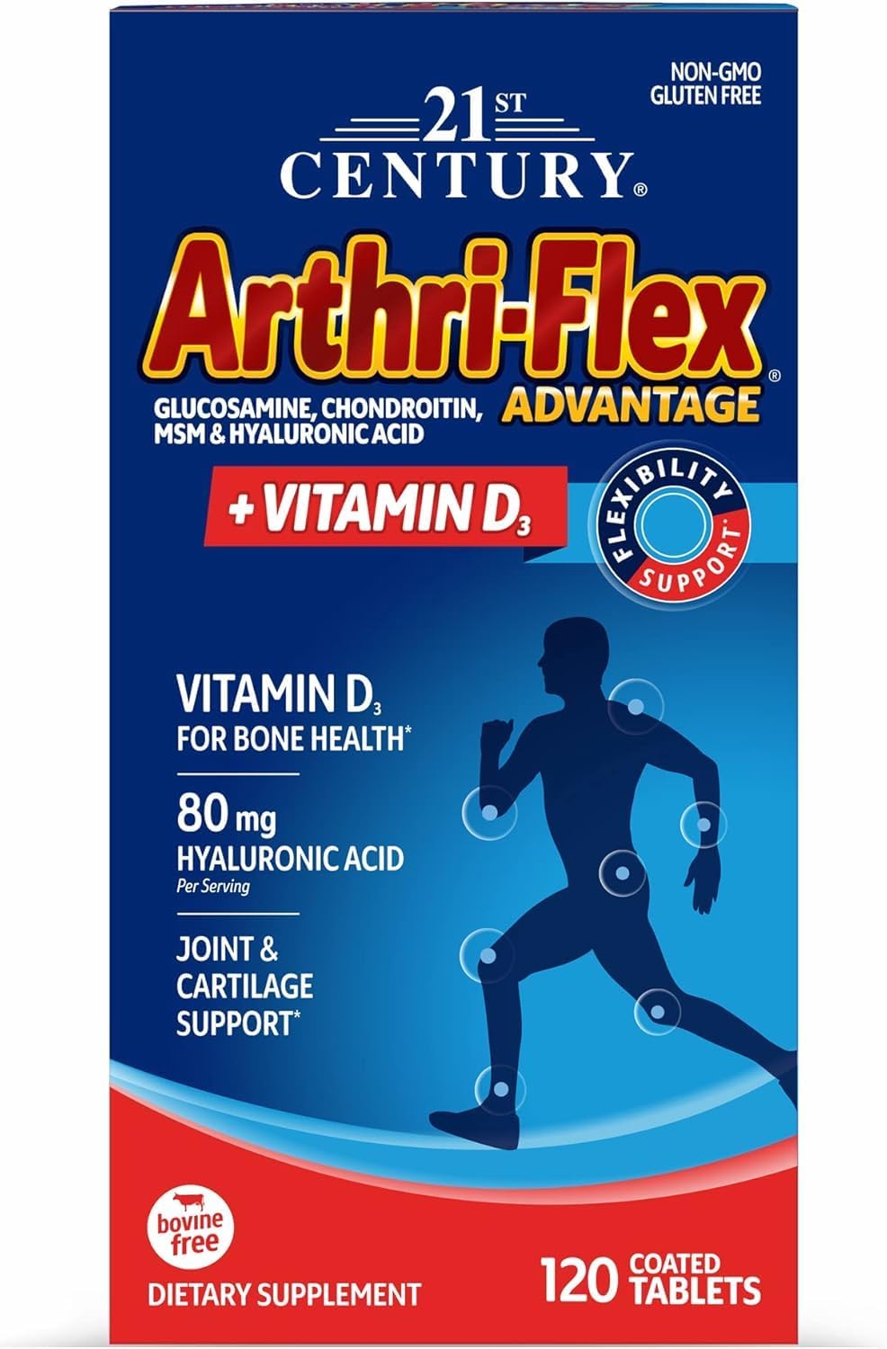 Arthri-Flex Glucosamine Chondroitin MSM Advantage Tablets - 120 Count