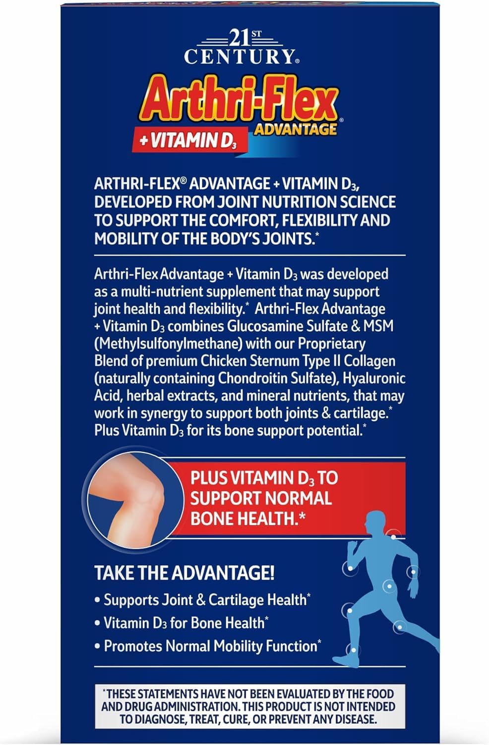 Arthri-Flex Glucosamine Chondroitin MSM Advantage Tablets - 120 Count