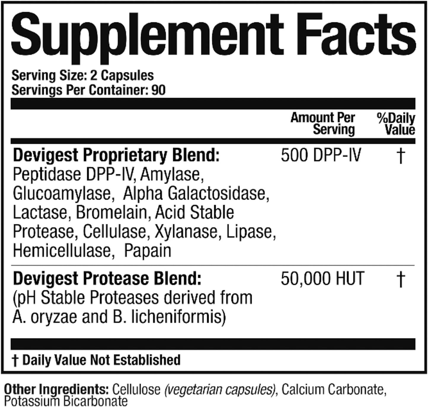 Arthur Andrew Medical Devigest ADS - Advanced Digestive Support for Lactose Intolerance & Casein Sensitivities - Vegan & Non-GMO - 180 Capsules