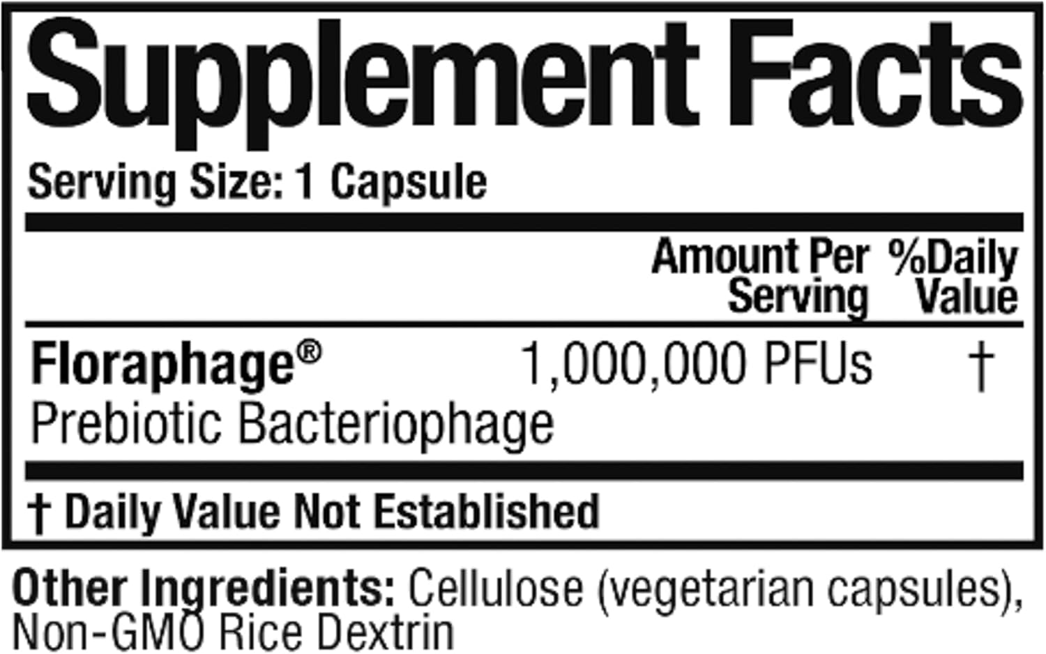 Arthur Andrew Medical Floraphage Prebiotic and Probiotic Multiplier 30 Capsules for Gut Health