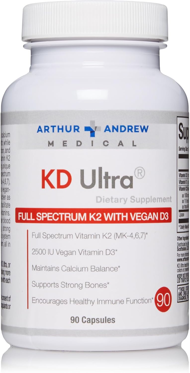 Arthur Andrew Medical KD Ultra Immunity Support for Heart and Bone Health - 90 Capsules