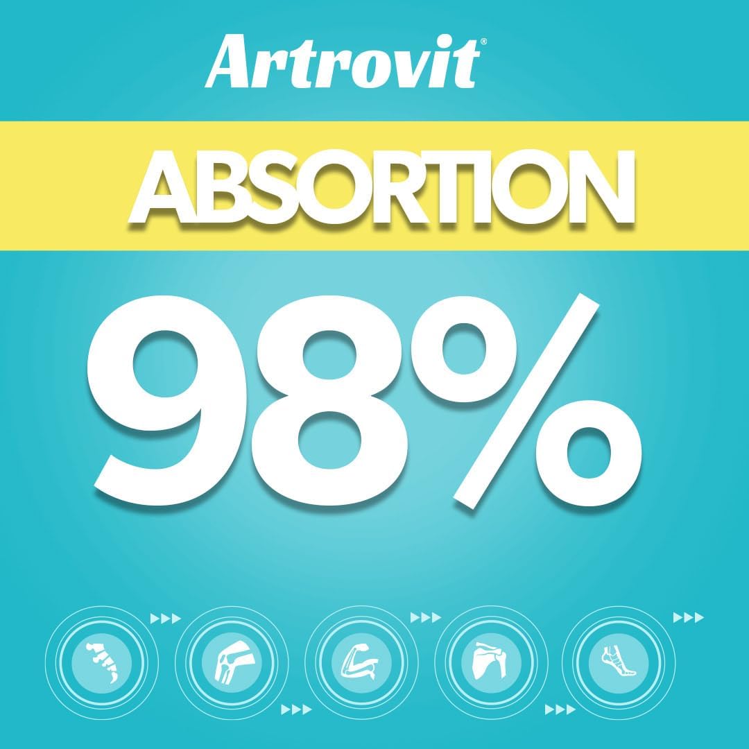 Artrovit 30 Capsules - Highest Potency Healthy Joints Supplement with 95% Hyaluronic Acid and Collagen