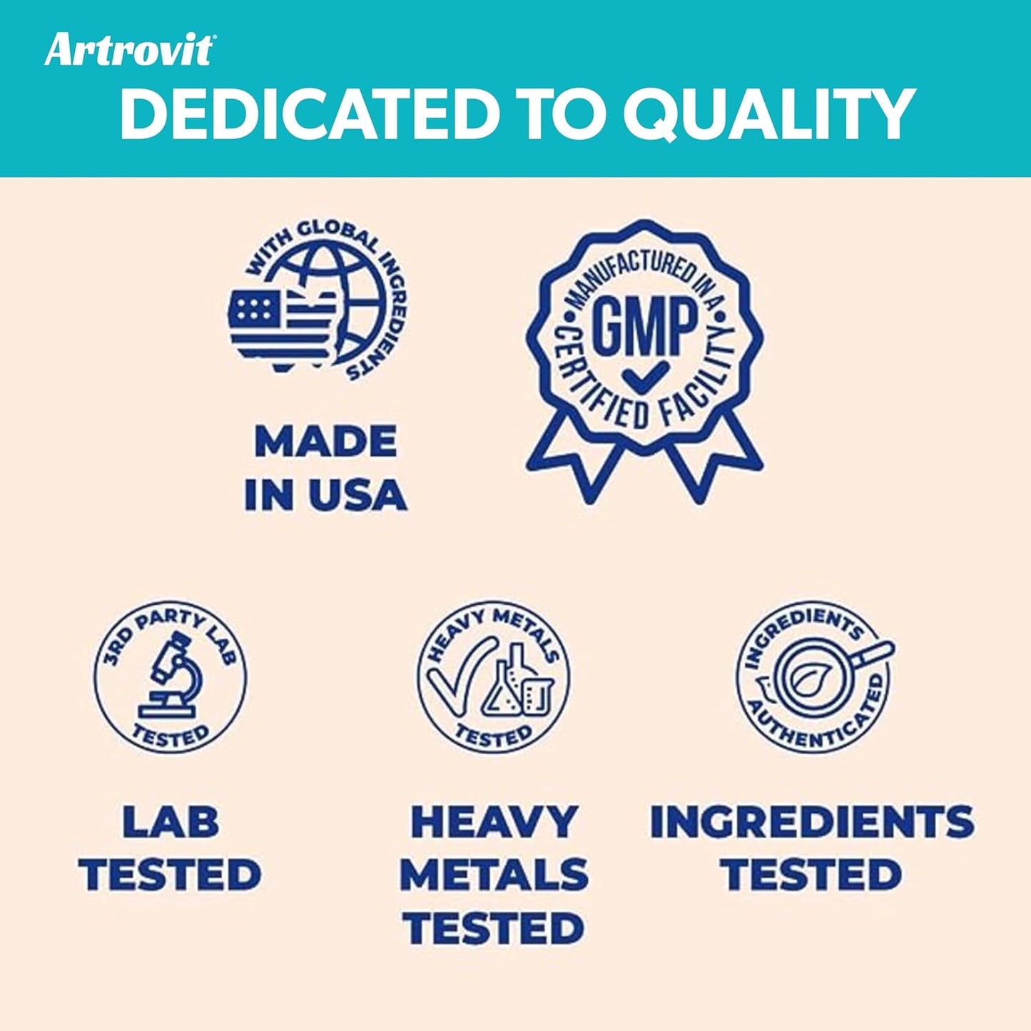 Artrovit 30 Capsules - Highest Potency Healthy Joints Supplement with 95% Hyaluronic Acid and Collagen