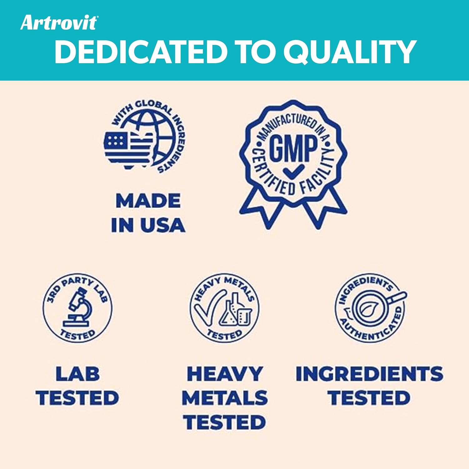 Artrovit 30 Capsules - Highest Potency Healthy Joints Supplement with 95% Hyaluronic Acid and Collagen