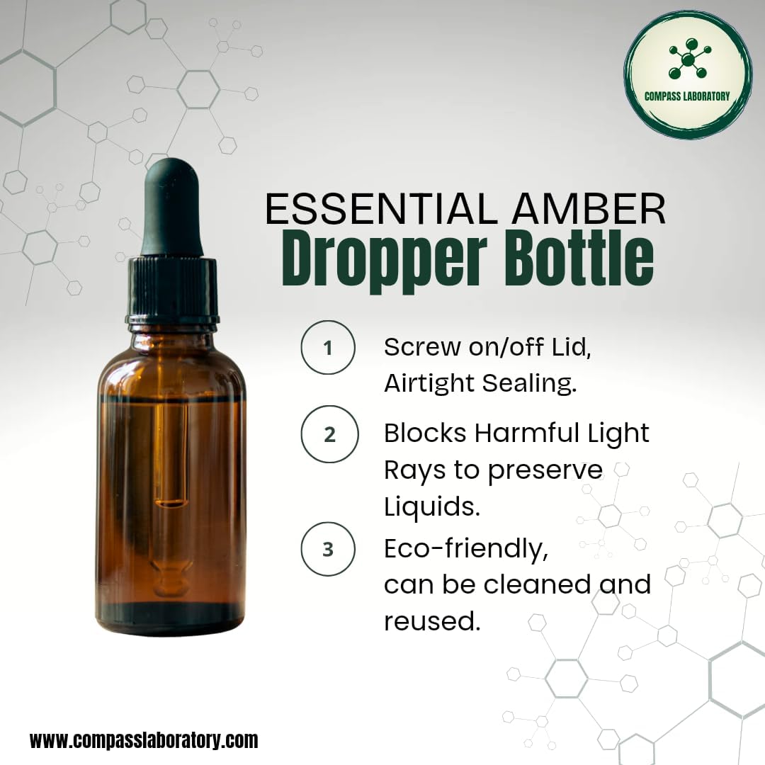 Ashwagandha Liquid Drops for Mood Support and Immune Boost - Compass Laboratory - 2 fl oz