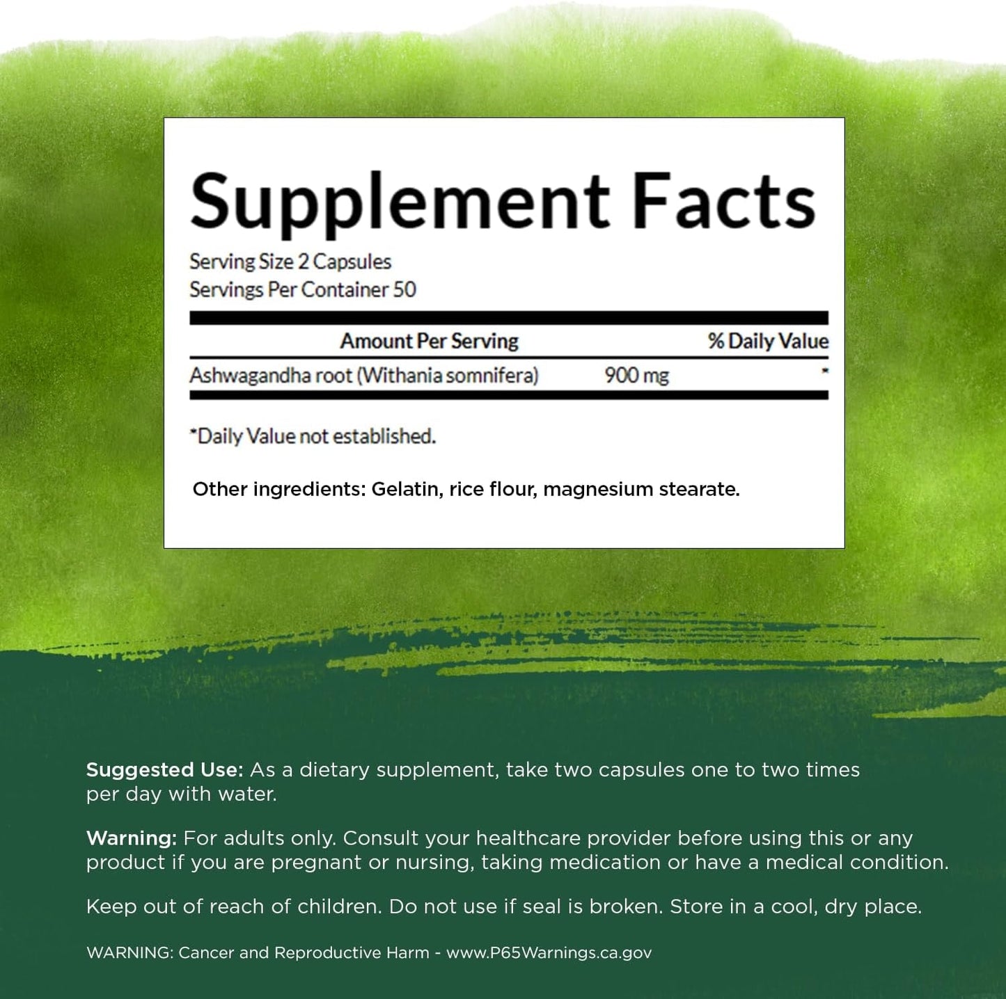 Ashwagandha Root & Aerial Parts Supplement for Stress Relief & Energy Support - 100 Capsules, 450mg - Ayurvedic Wellness