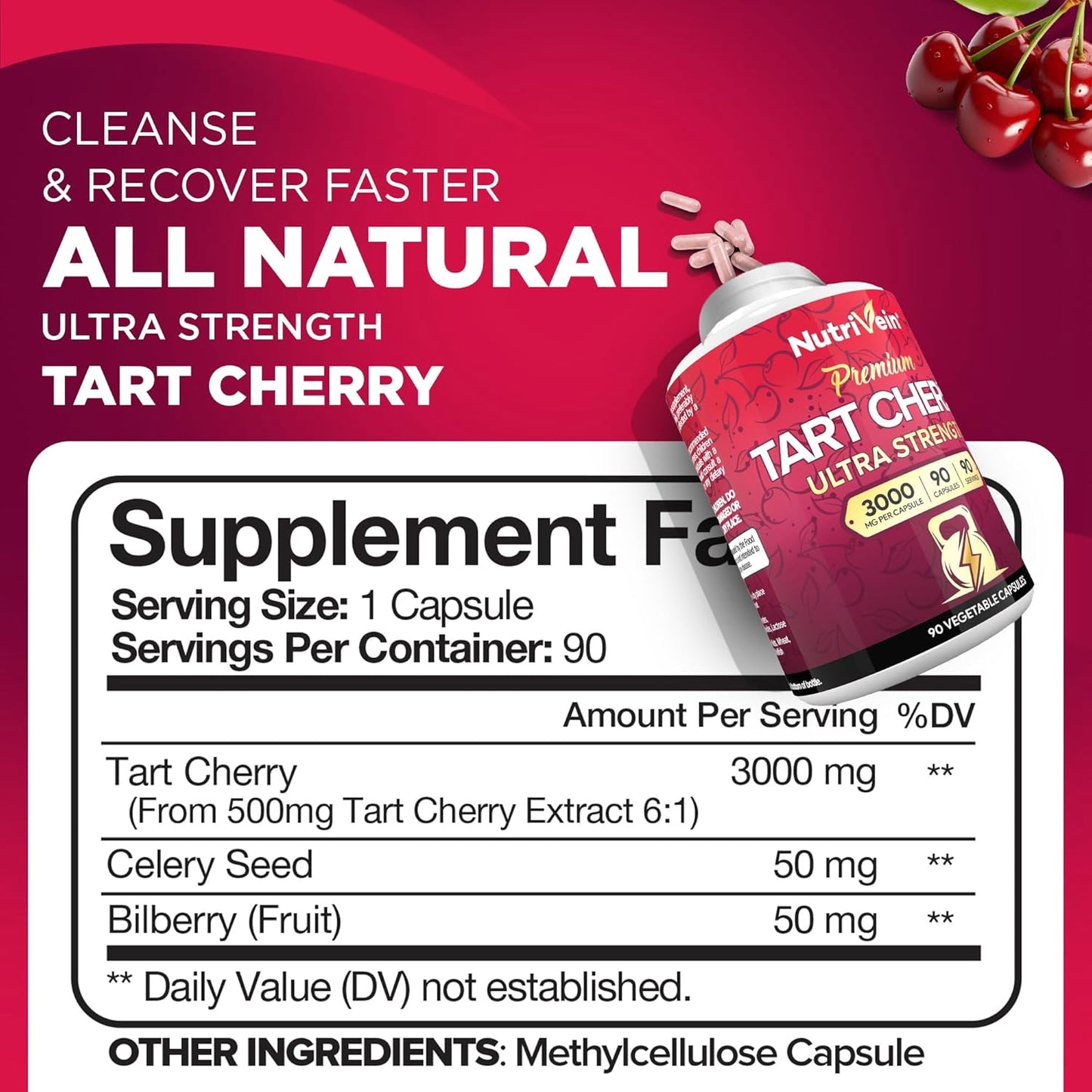 Ashwagandha & Tart Cherry Capsules: High-Absorption Supplements for Recovery & Vitality
