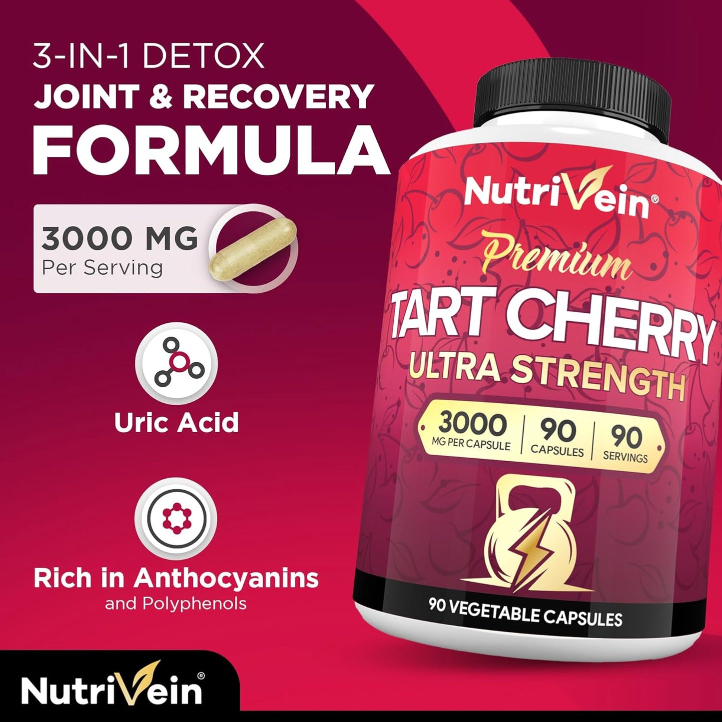 Ashwagandha & Tart Cherry Capsules: High-Absorption Supplements for Recovery & Vitality