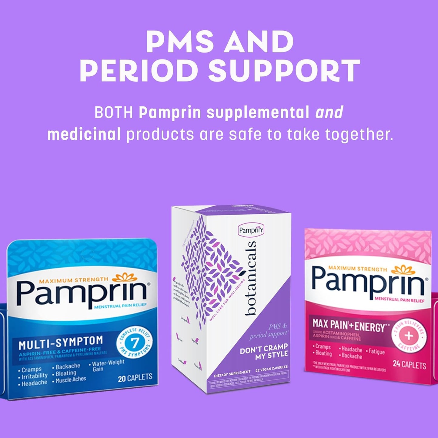 Ashwagandha & Turmeric Supplement for PMS Relief, 22 Count