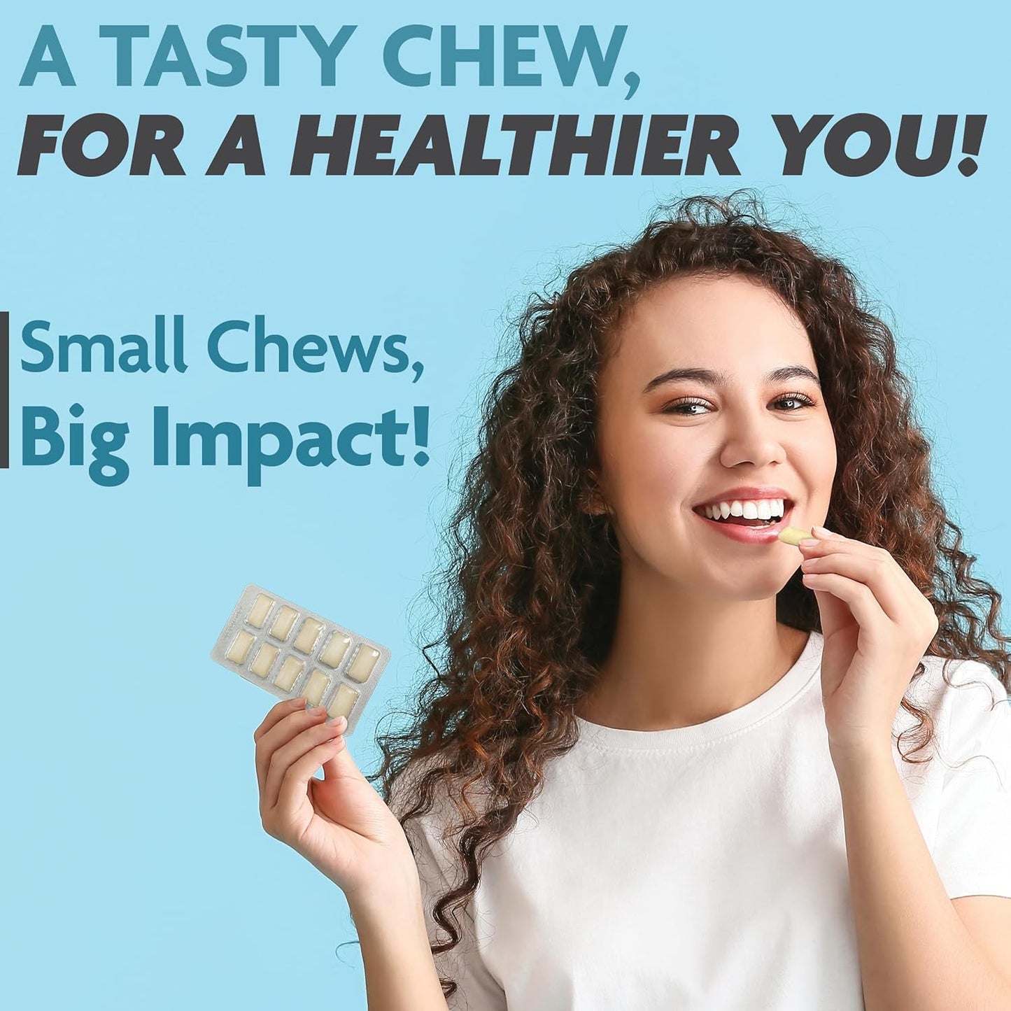 AshwaGum Relax Gum by BetterGum - High Potency Stress Relief Supplement with Ashwagandha and Gaba - Sugar-Free Alternative to Gummies - 60 Pieces in Total