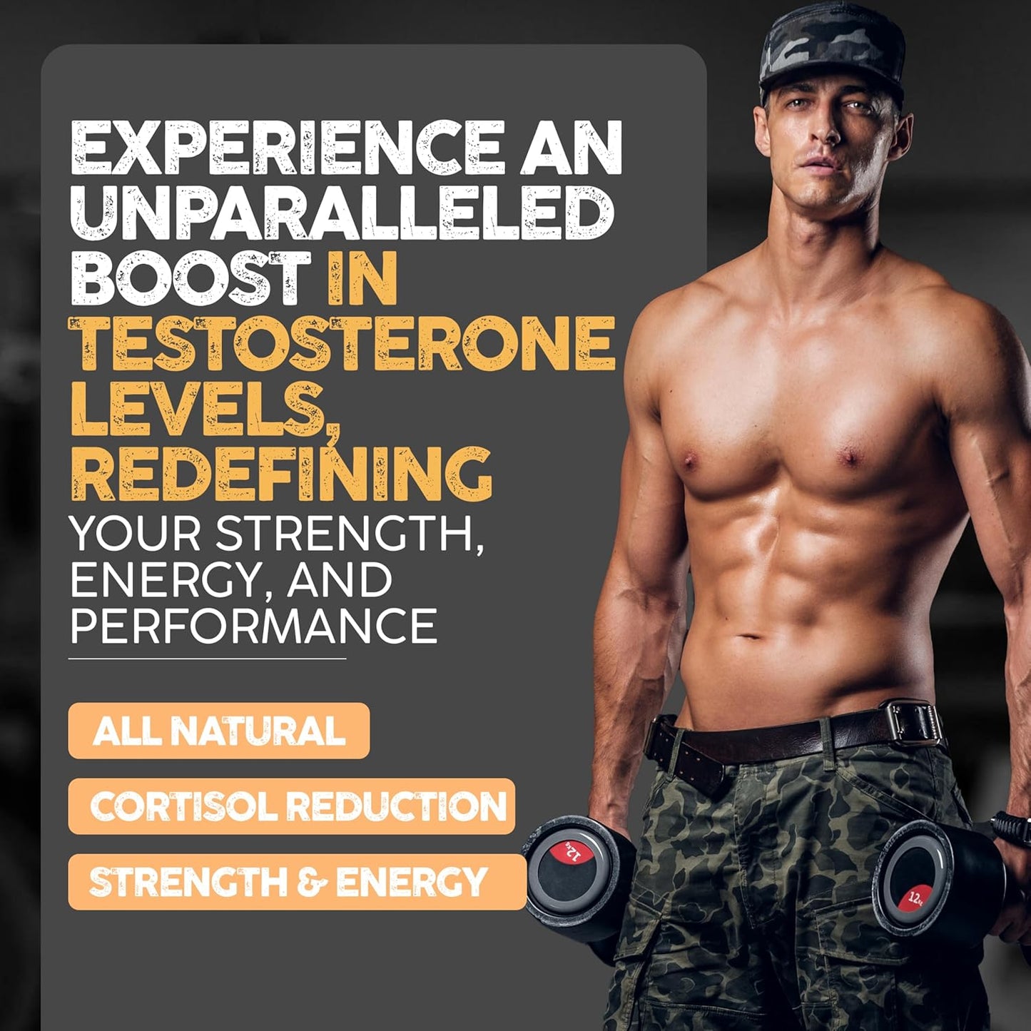 Assault Labs Sergeant Steel: Muscle Growth, Energy, Calm, and Immune Support Blend - 300 Capsules, 2 Months Supply