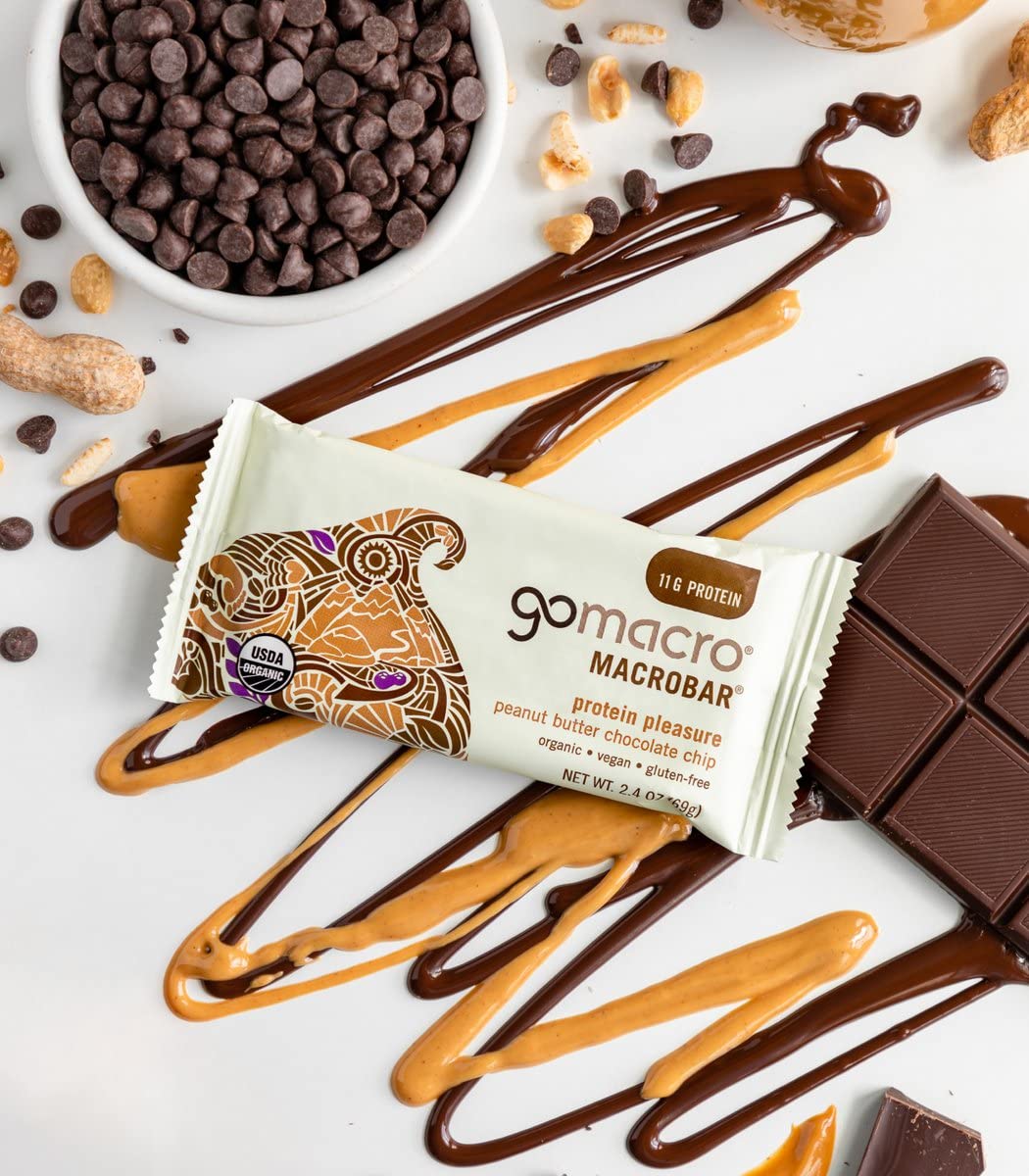 Assorted Organic Vegan Protein Bars - 12-Pack of 2.3 Ounce Bars